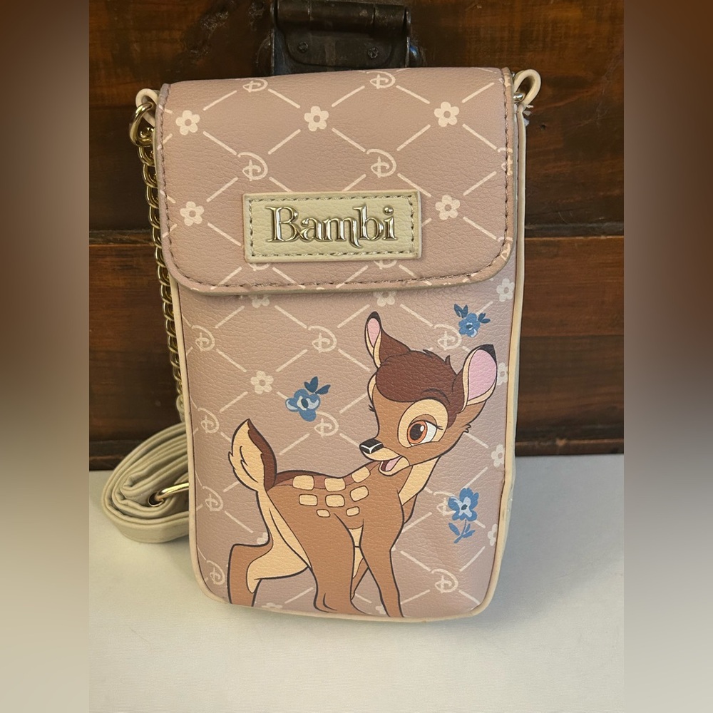 Primark Disney Bambi Cell Phone Crossbody Bag - NWT